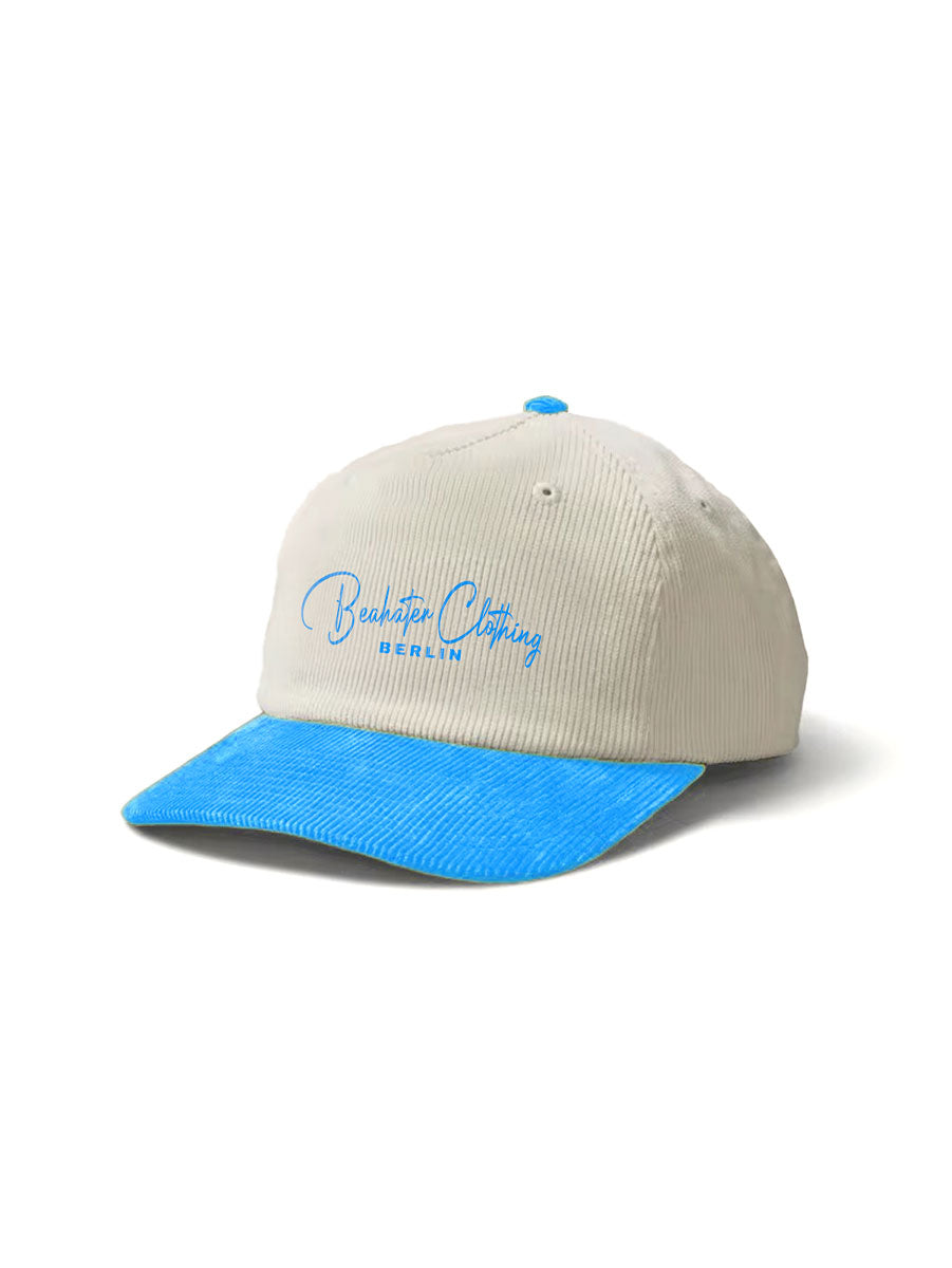 Cord Cap Blau – Vintage Baseball Design, hochwertige Stickerei & strapazierfähiger Cord für lässige Streetwear-Vibes.