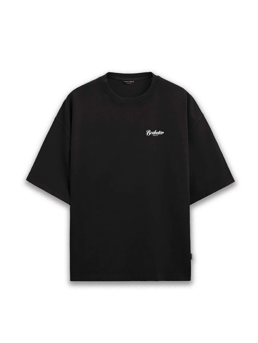 Trendiges Essential Puff Black Oversized T-Shirt. Hochwertige deutsche Streetwear im lässigen Urban-Style. Jetzt entdecken!