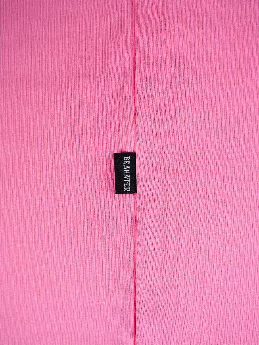 Essential-Puff-Candy-Pink-Oversized-T-Shirt BEAHATER Clothing Tag