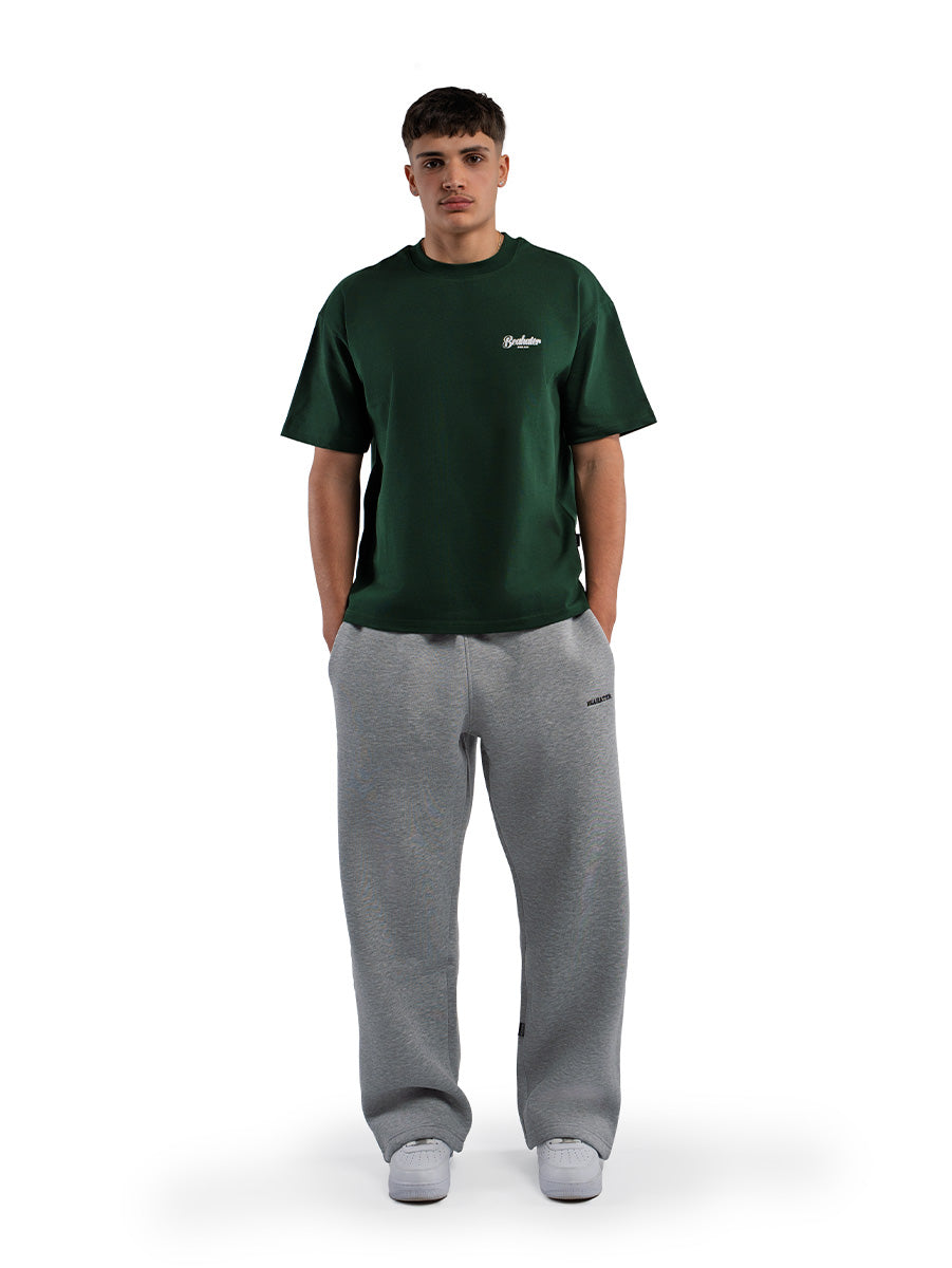 Essential Puff Green Oversized T-Shirt Model