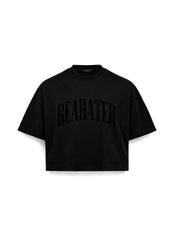 Cropped Oversized Black