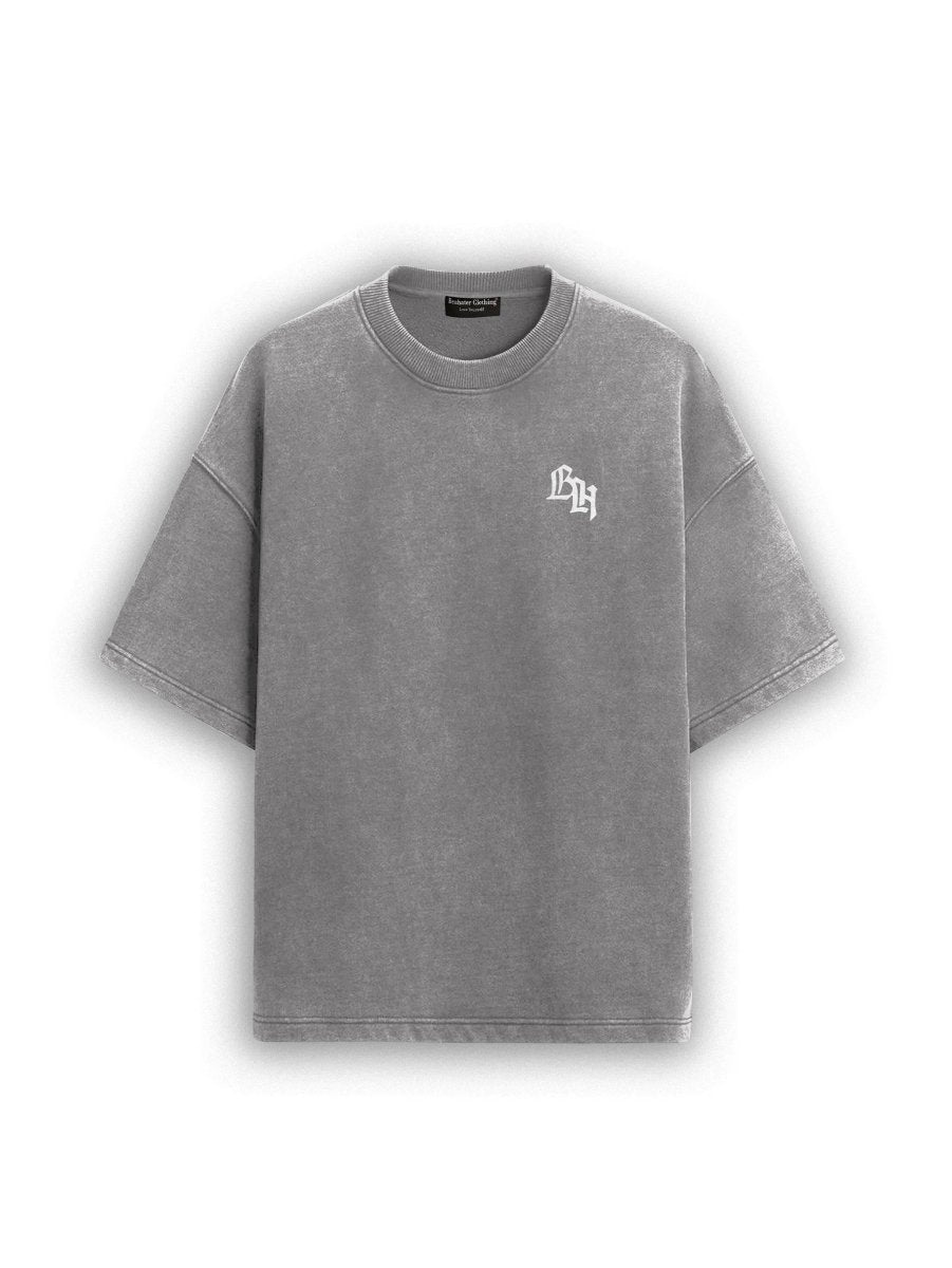EQUITY TEE WASHED GREY - BEAHATER Clothing