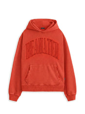 Oversized Hoodie – Safranrot