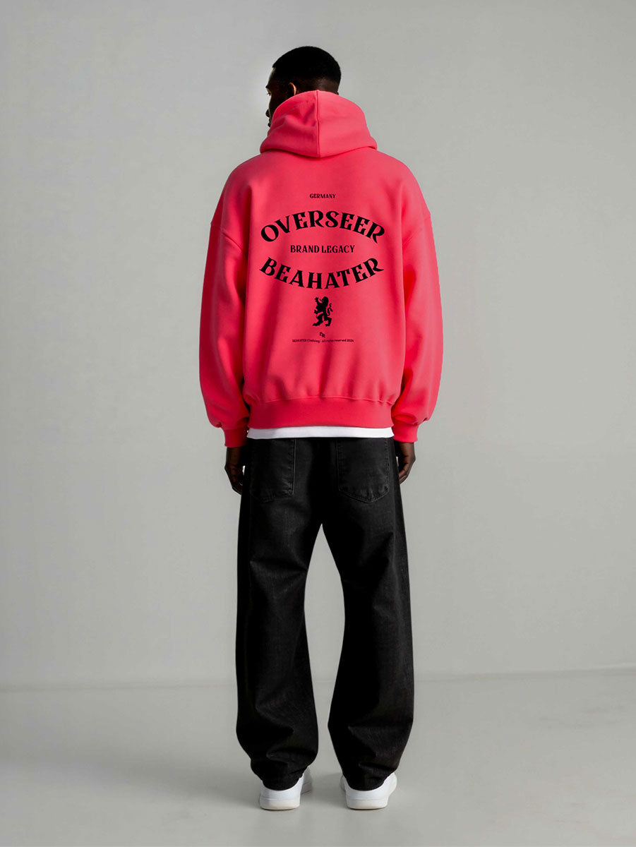 Pink Oversized Hoodie Unisex – Streetwear Style inspiriert von Top Hoodie Marken & German Brands