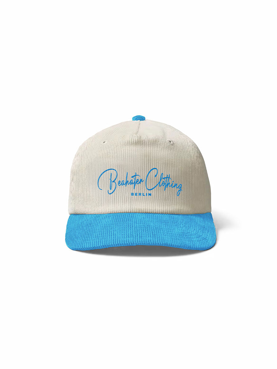 Cord Cap Blau