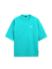 T-Shirt Ice Blue Oversized - Elegance