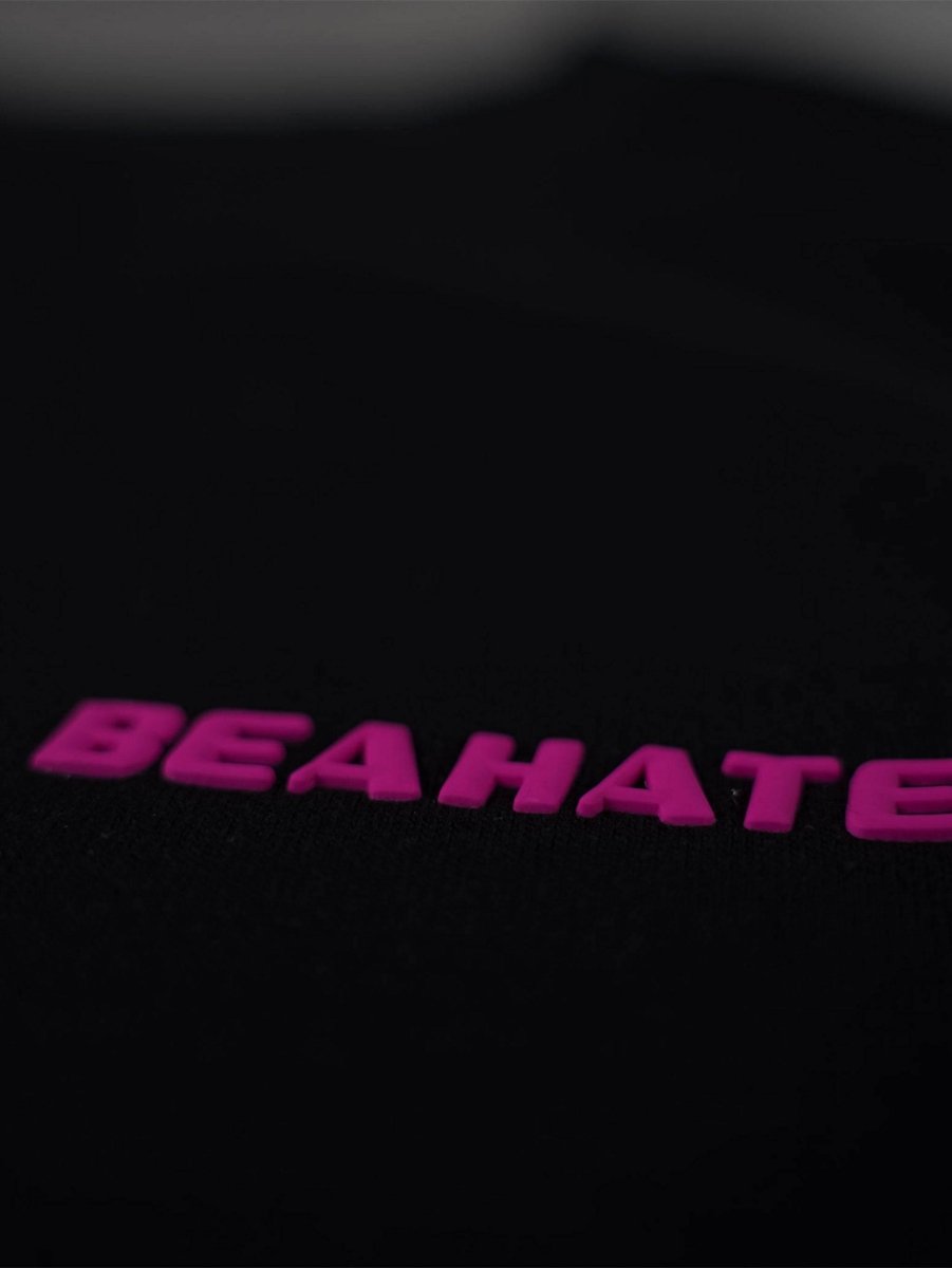 Basic T-Shirt Black - Pink - BEAHATER Clothing