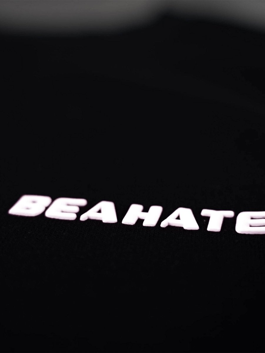 Basic T-Shirt Black - White - BEAHATER Clothing
