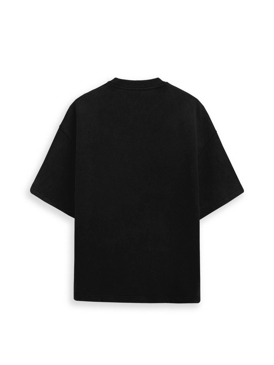 Basic T-Shirt Black - Yellow - BEAHATER Clothing