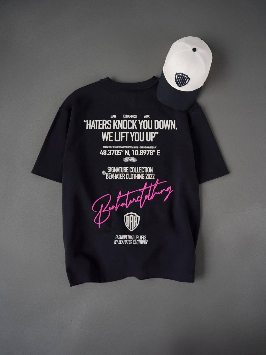 DOWN TEE BLACK - BEAHATER Clothing