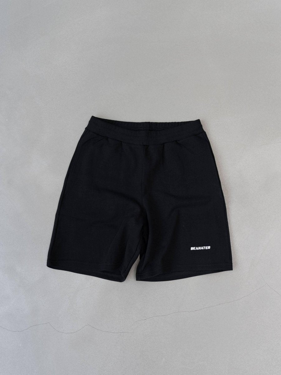 Relaxed Sweatshorts Black - BEAHATER Clothing