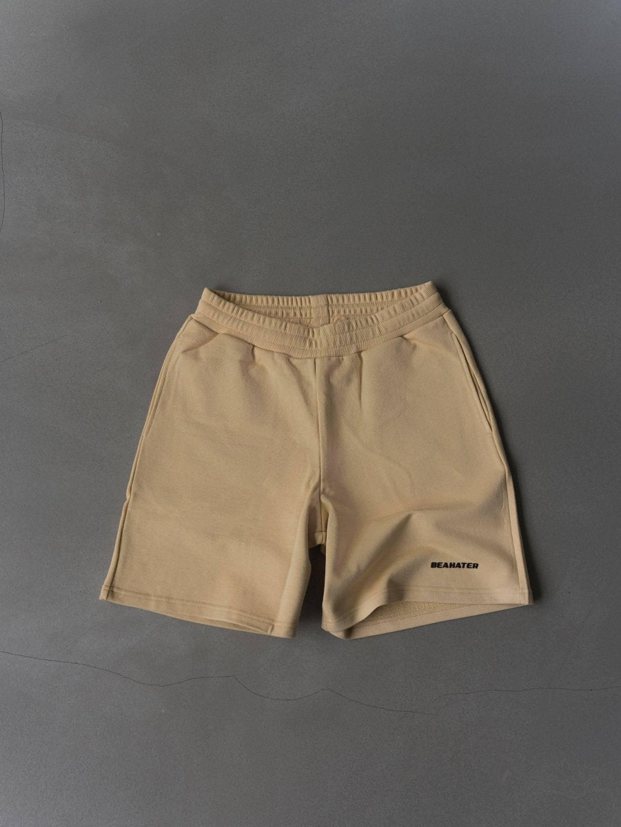 Relaxed Sweatshorts Sand - BEAHATER Clothing